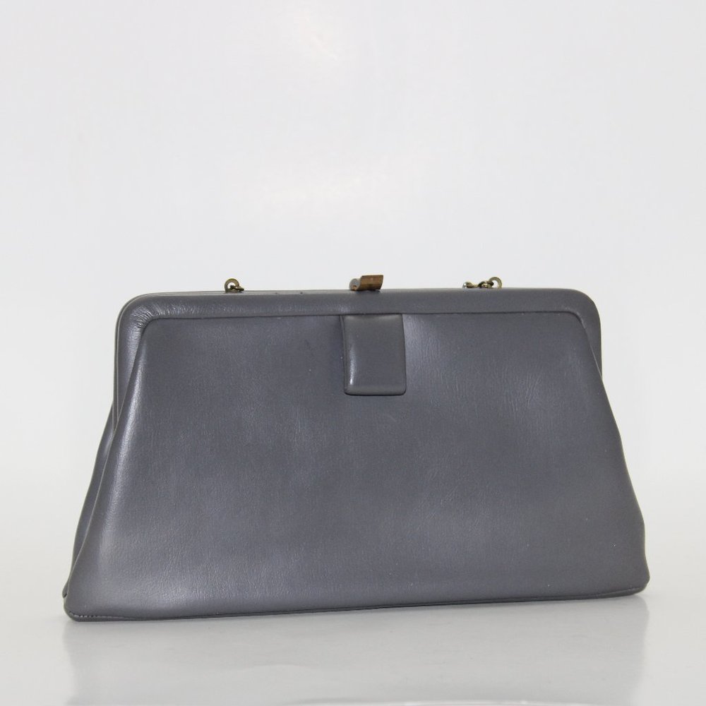 Dark Grey Vintage Clutch Purse